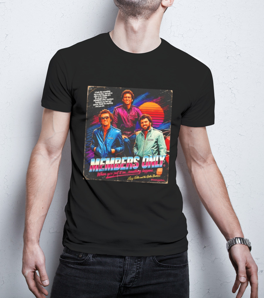 MEMBERS ONLY Larry Gatlin And The Gatlin Brothers Nostalgic 80s Style With Sunset T-Shirt