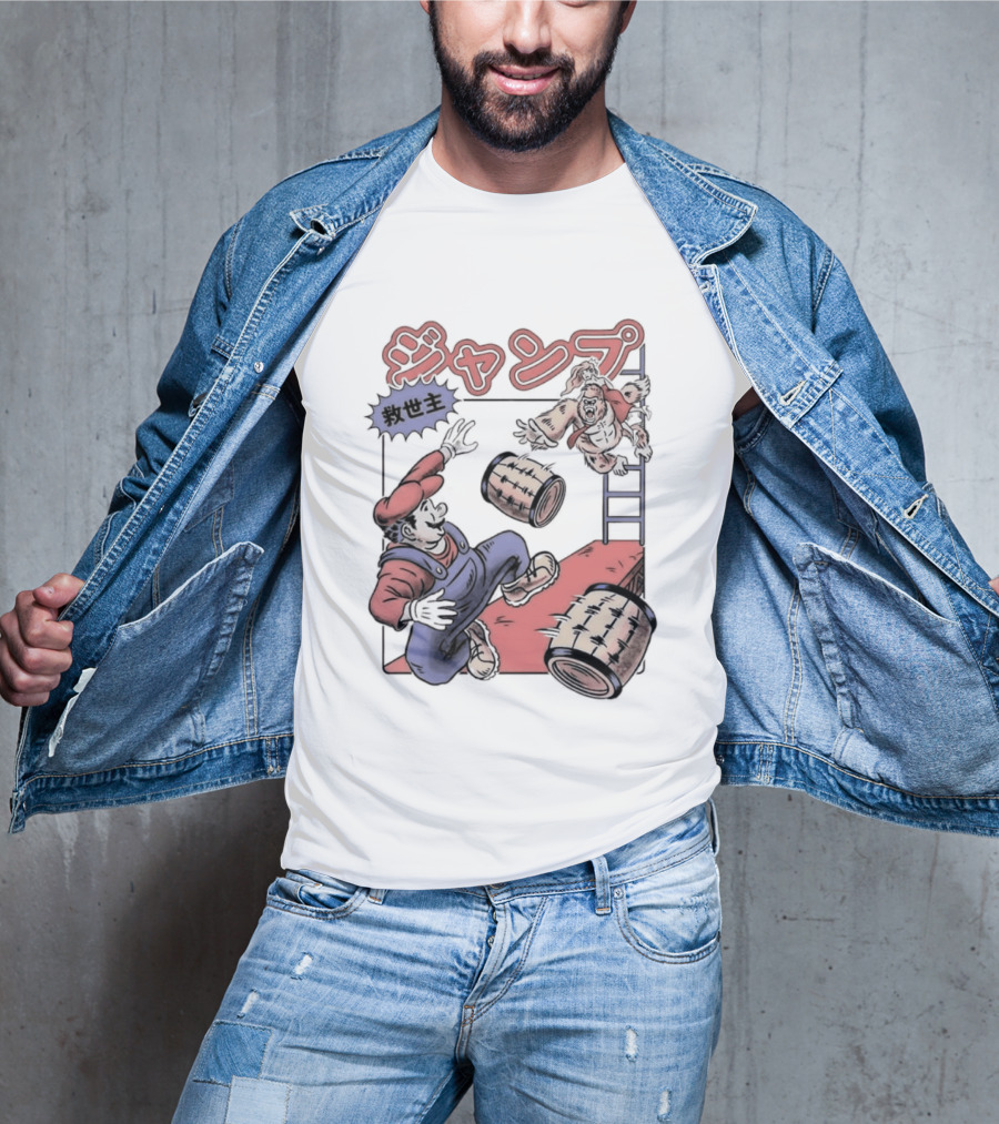 Donkey Kong Barrels Princess Pauline T-Shirt