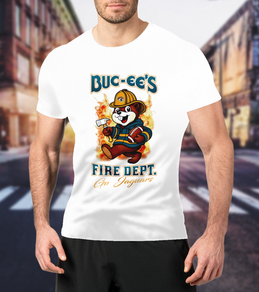 Buc Ee's Fire Dept Jacksonville Jaguars Go Jaguars T-Shirt
