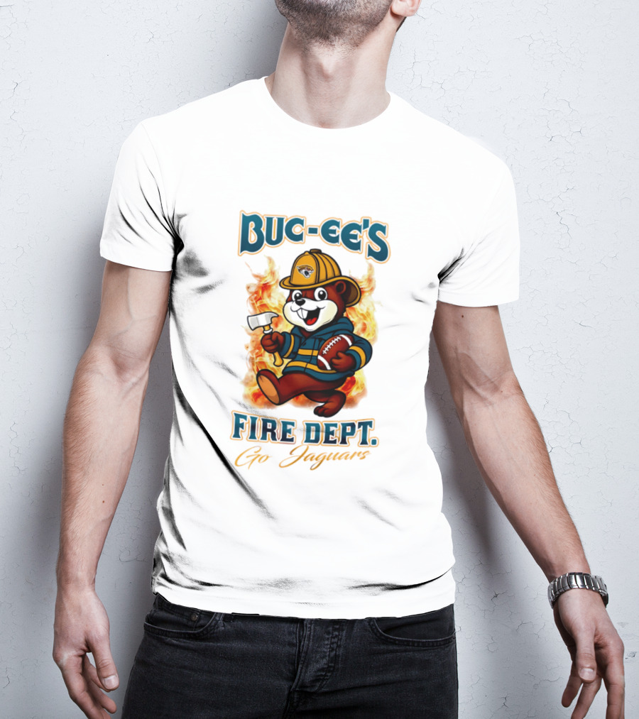Buc Ee's Fire Dept Jacksonville Jaguars Go Jaguars T-Shirt