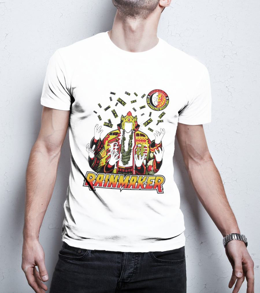Kinnikuman New Japan Pro Wrestling Rainmaker Iconic Collab T-Shirt