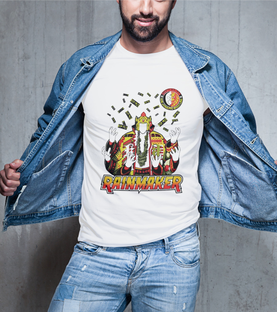 Kinnikuman New Japan Pro Wrestling Rainmaker Iconic Collab T-Shirt