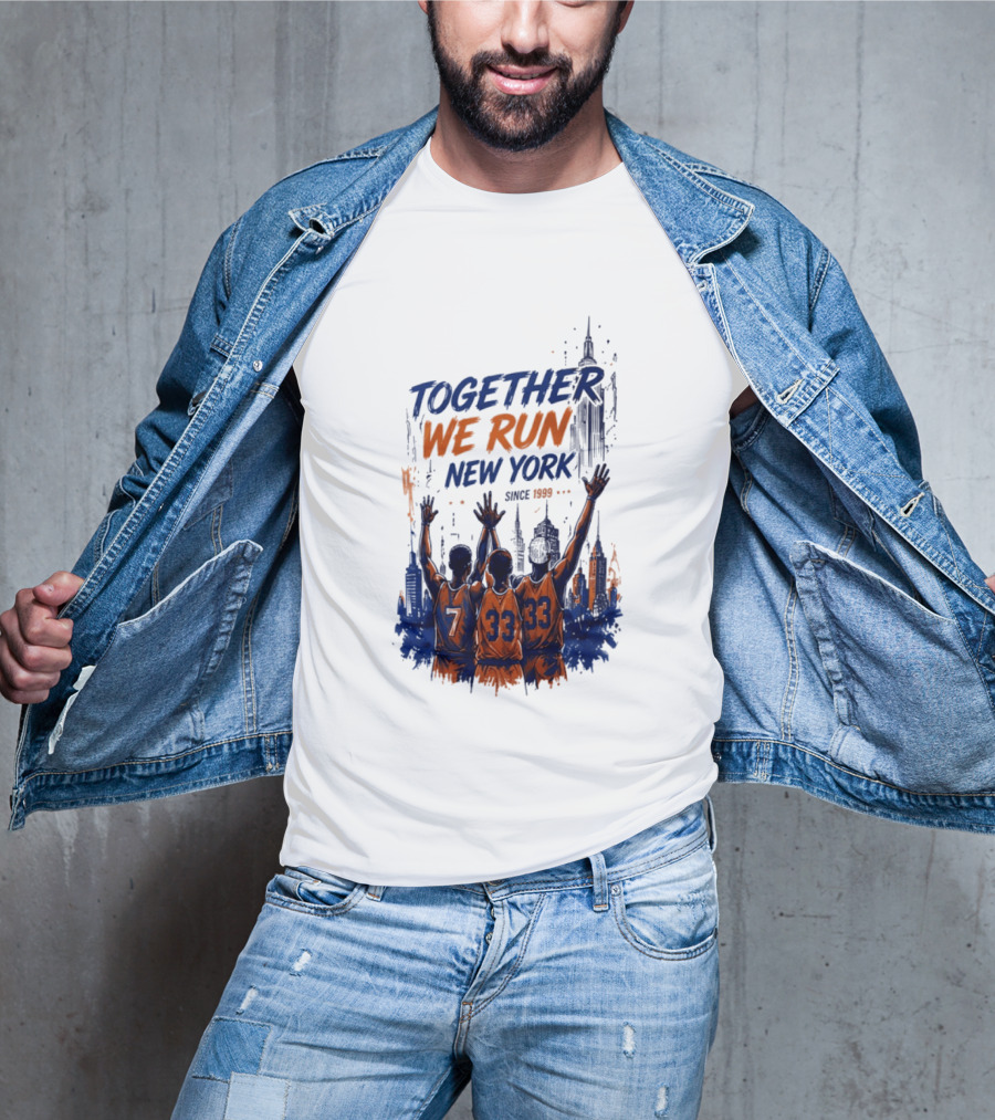 Together We Run New York Basketball Since 1999 Skyline Players T-Shirt