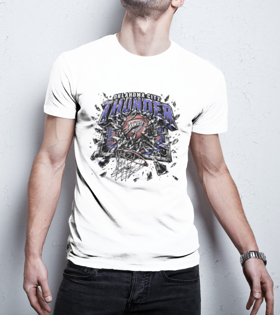 Oklahoma City Thunder Basketball Thunder Backboard Breakers T-Shirt