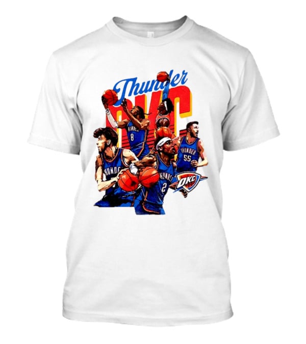 Thunder OKC Shai Gilgeous Chet Holmgren Williams Oklahoma City Basketball NBA 2026 T-Shirt