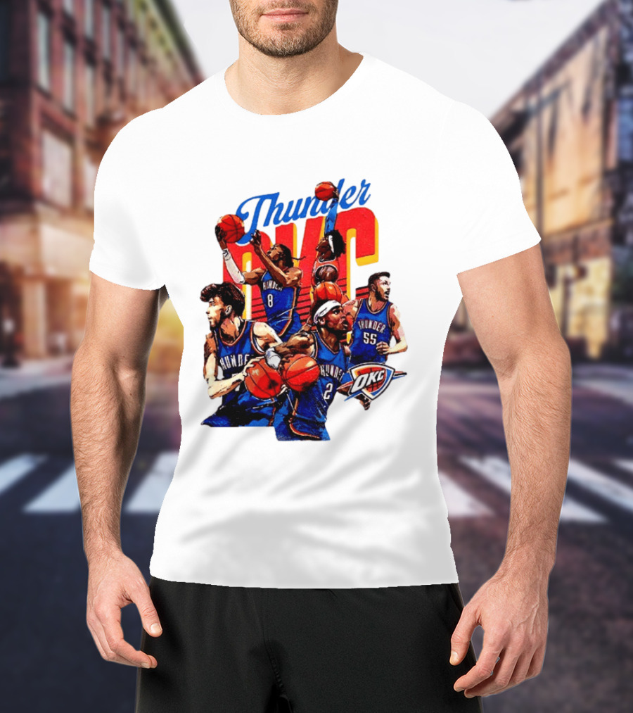 Thunder OKC Shai Gilgeous Chet Holmgren Williams Oklahoma City Basketball NBA 2026 T-Shirt