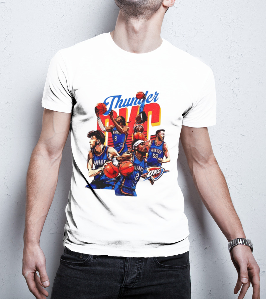 Thunder OKC Shai Gilgeous Chet Holmgren Williams Oklahoma City Basketball NBA 2026 T-Shirt