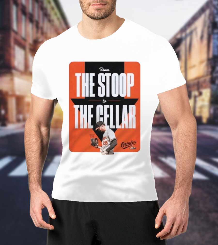 Orioles From The Stoop To The Cellar Trevor Rogers 28 T-Shirt