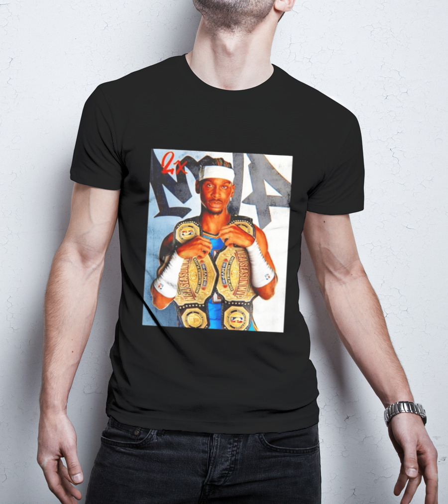 Shai Gilgeous Alexander 2X NBA MVP Champion Image T-Shirt