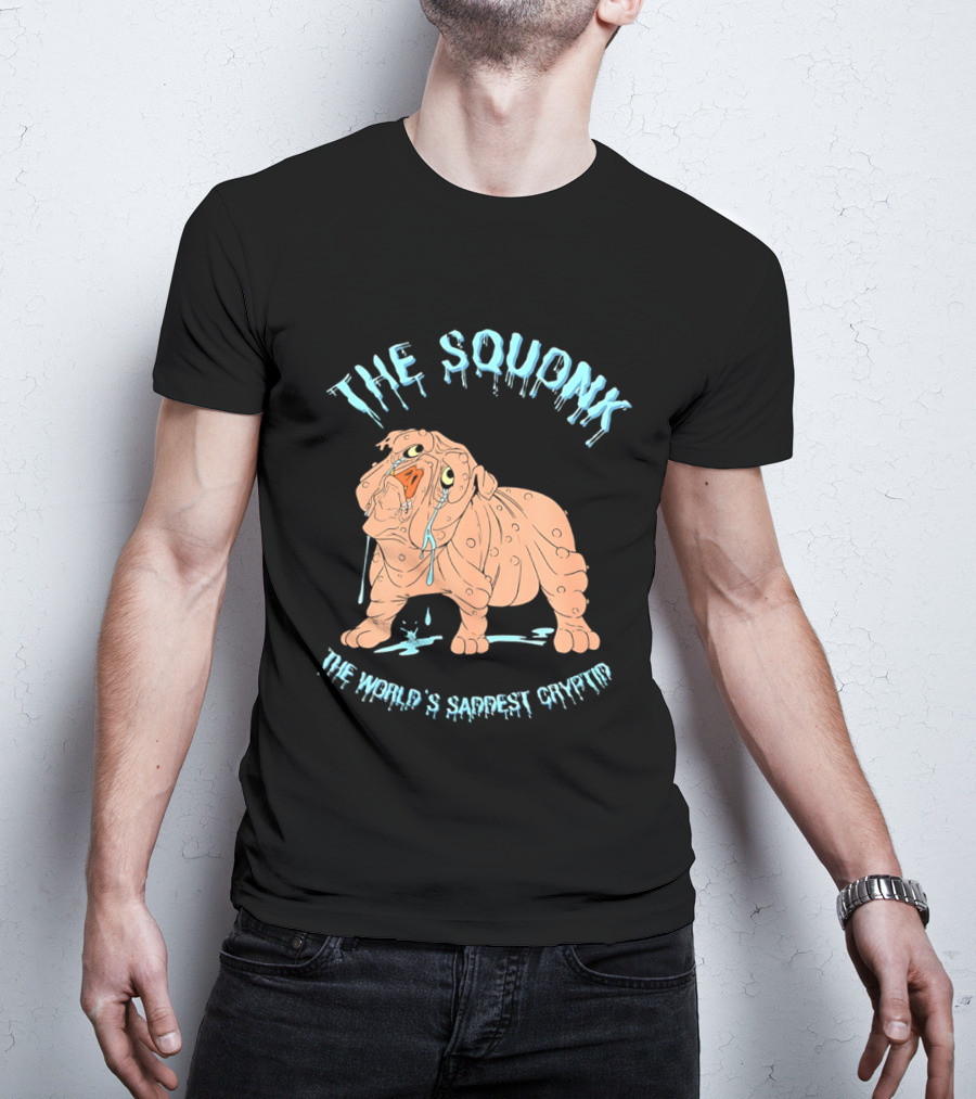 The Squonk World's Saddest Cryptid Dripping T-Shirt