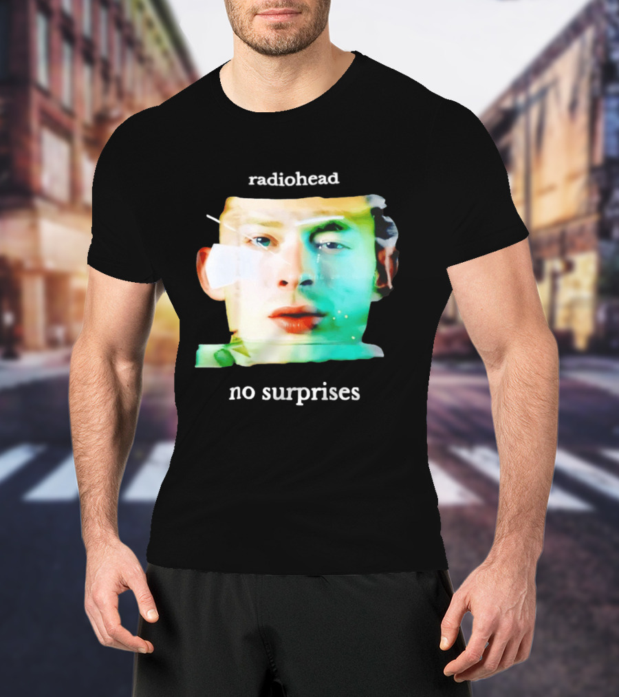 Radiohead No Surprises Thom Yorke Watercolor T-Shirt