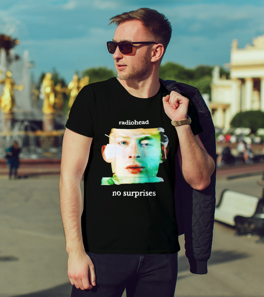 Radiohead No Surprises Thom Yorke Watercolor T-Shirt