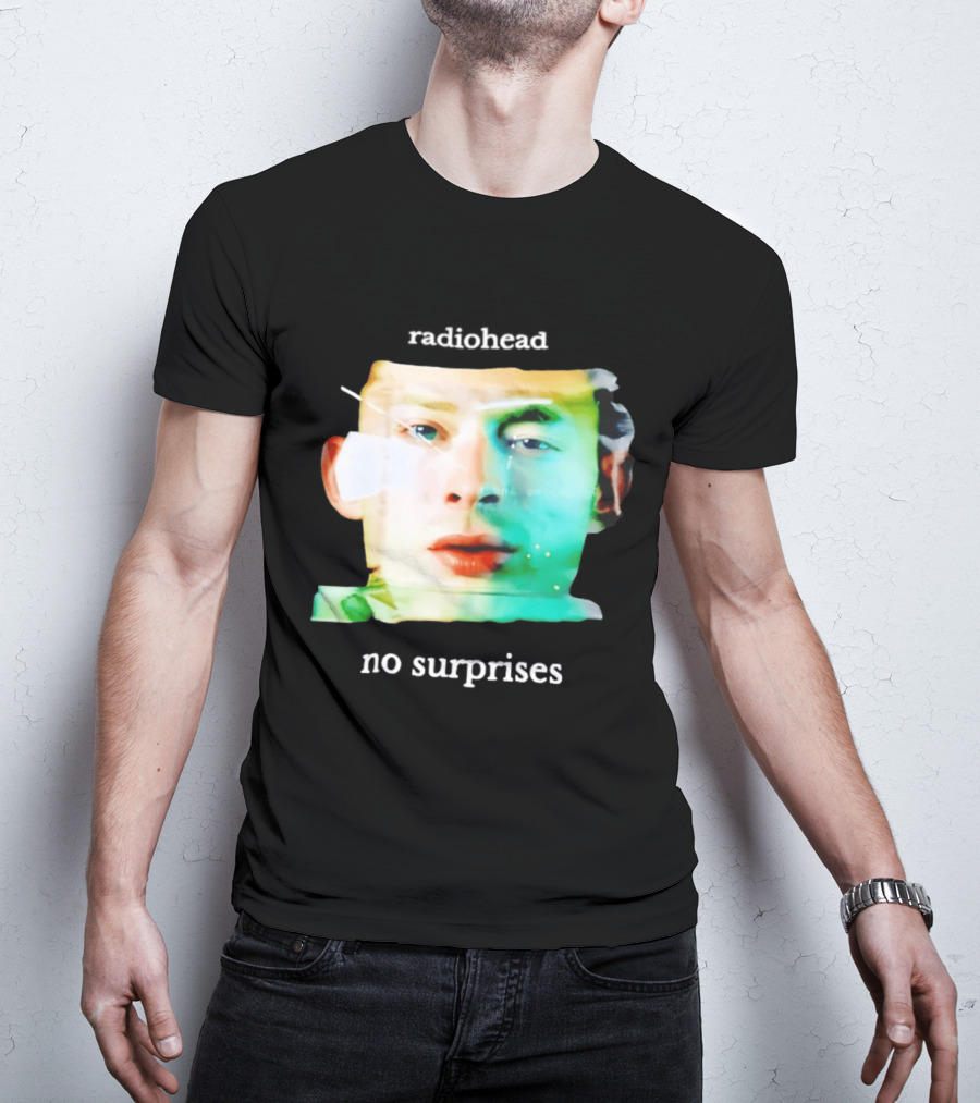 Radiohead No Surprises Thom Yorke Watercolor T-Shirt