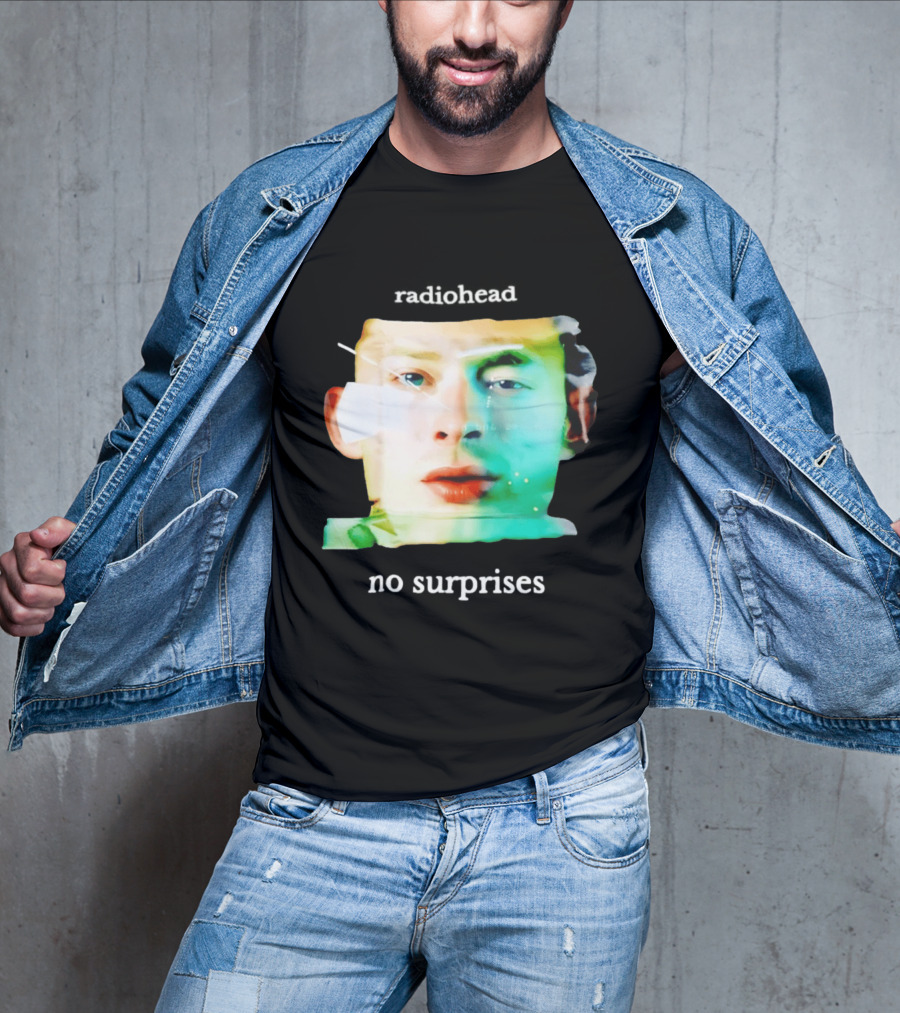 Radiohead No Surprises Thom Yorke Watercolor T-Shirt