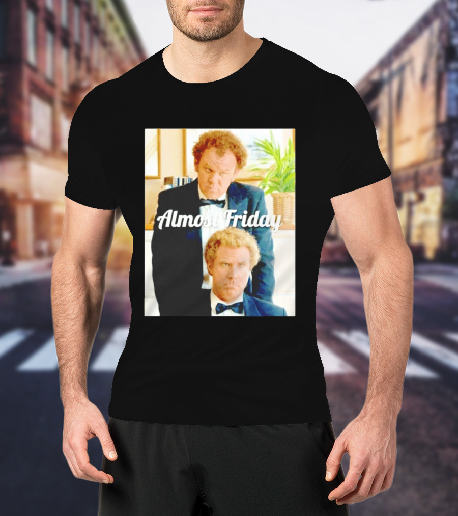 Almost Friday Will Ferrell John C. Reilly Interview Image T-Shirt