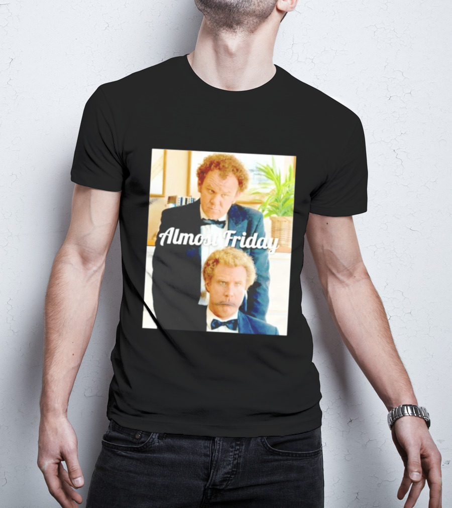 Almost Friday Will Ferrell John C. Reilly Interview Image T-Shirt