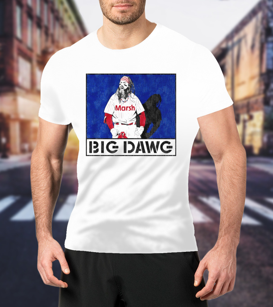 Brandon Marsh Philadelphia Phillies Big Dawg Marsh Baseball Player Image T-Shirt