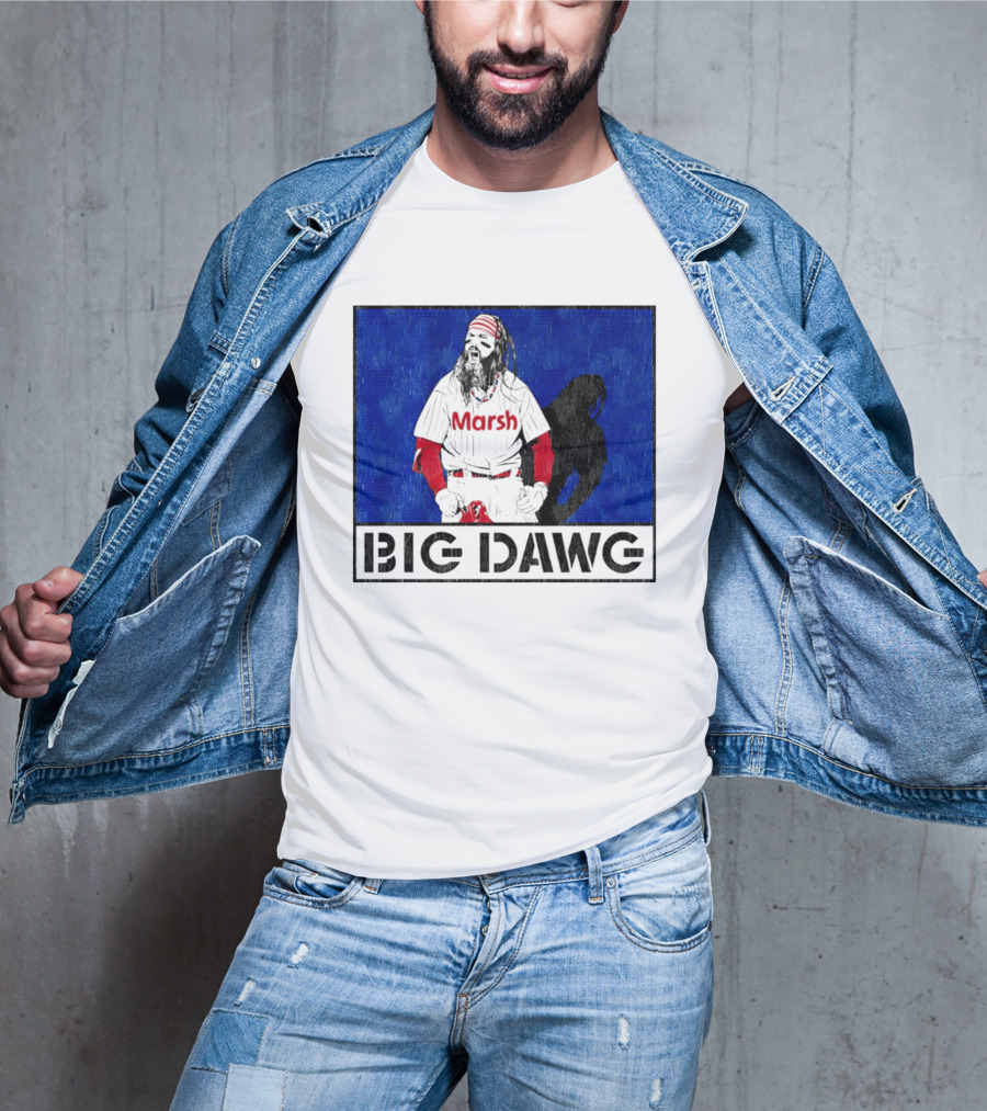 Brandon Marsh Philadelphia Phillies Big Dawg Marsh Baseball Player Image T-Shirt