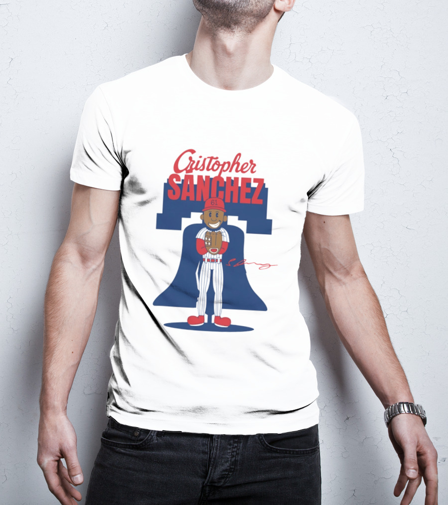 Cristopher Sanchez Phillies Cartoon Toddler 61 T-Shirt