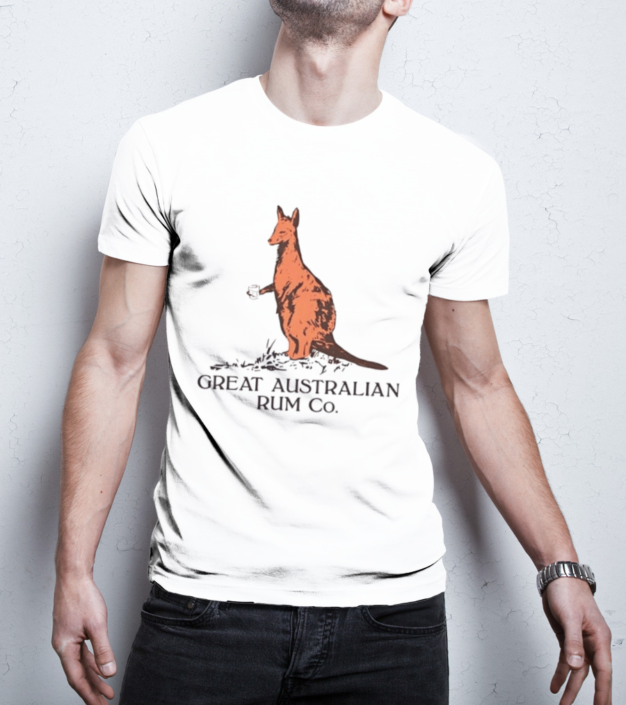 Kangaroo Great Australian Rum Co Authentic T-Shirt