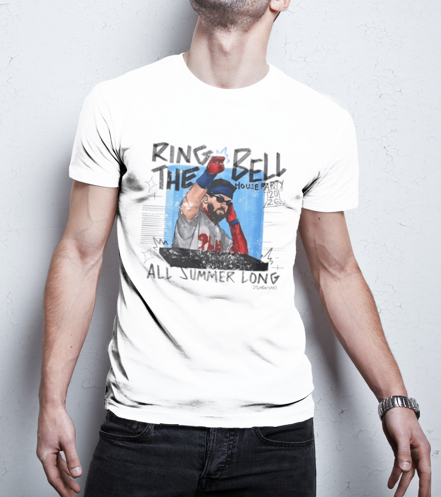 Ring The Bell Phillies House All Summer Long Phillies Baseball 2023 Dararara T-Shirt