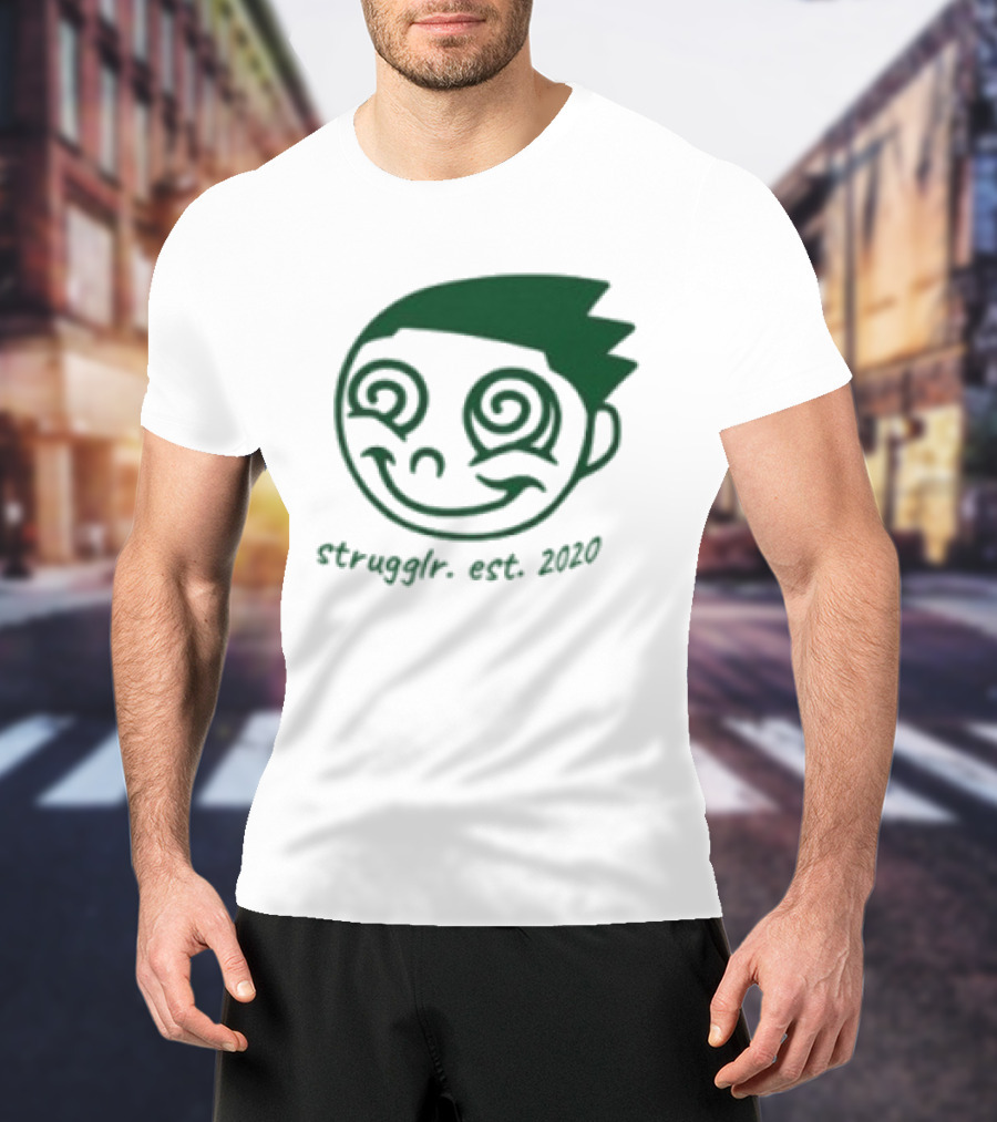 Struggling Together Est 2023 Spiral Eyes Face T-Shirt