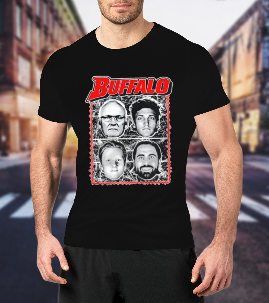 Buffalo Sabres Buffalo Wagons Tour Faces T-Shirt