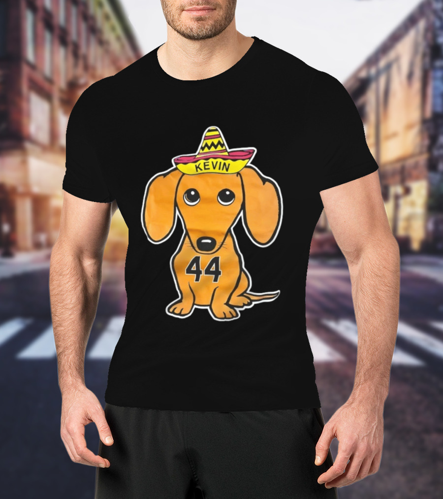 Cinco De Mayo Wiener Dog Kevin Sombrero 44 T-Shirt
