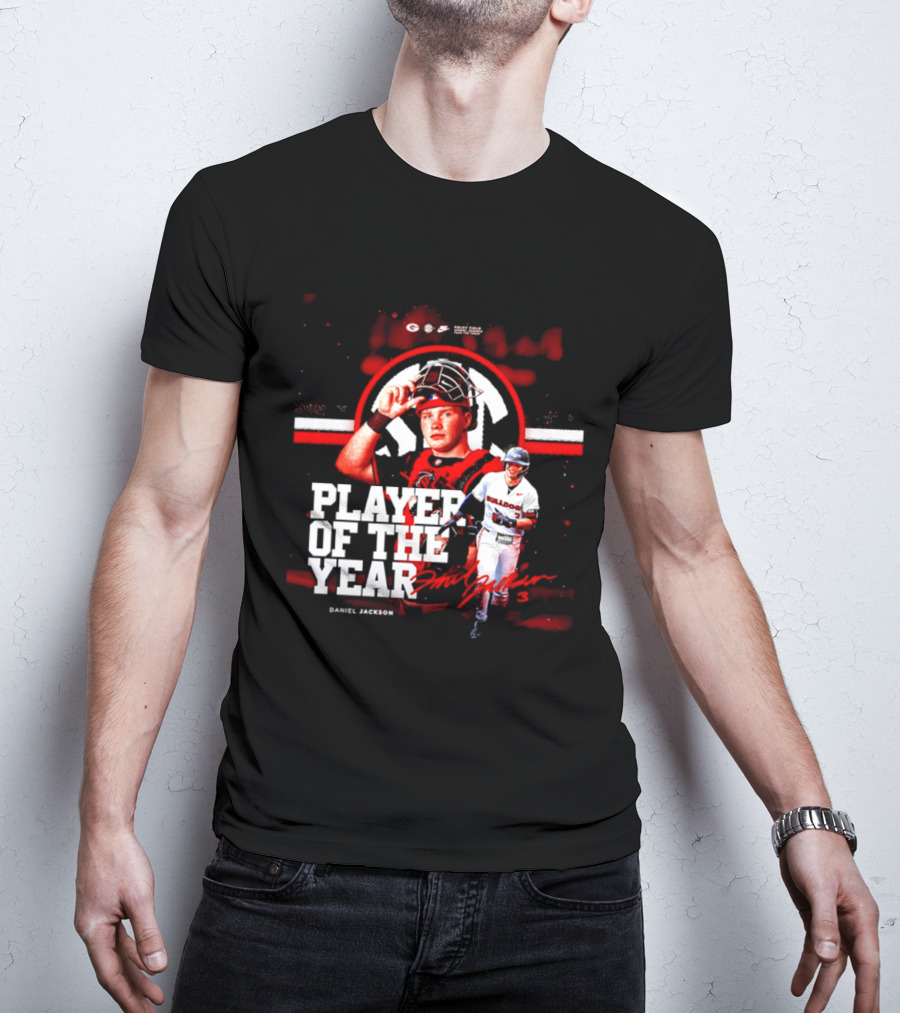 Daniel Jackson Georgia Bulldogs Player Of The Year Athletic Performance Excellence T-Shirt