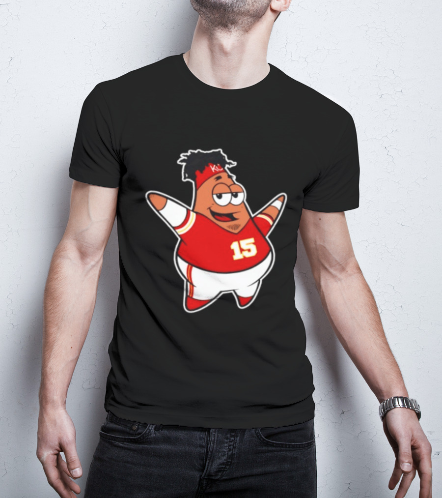 Patrick Star Mahomes 15 Kansas City Chiefs T-Shirt