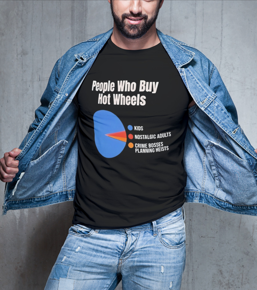 People Who Buy Hot Wheels Kids Nostalgic Adults Crime Bosses Planning Heists T-Shirt