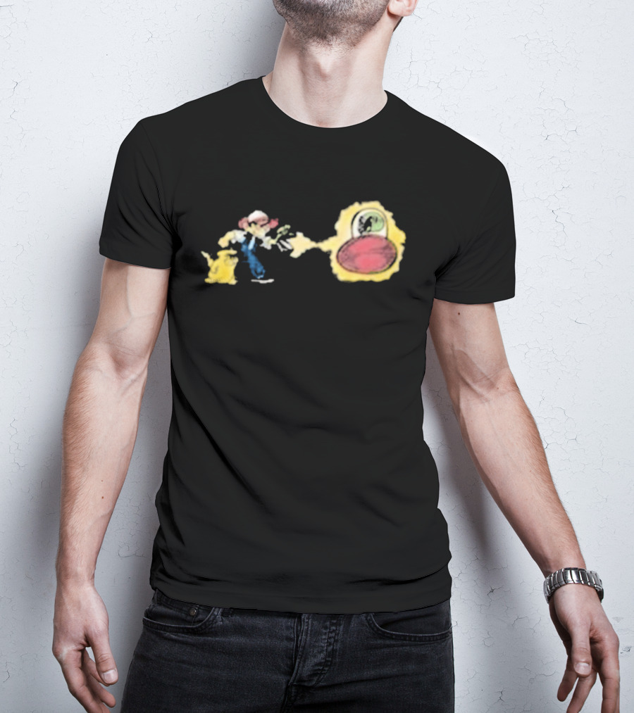 Pikachu And Ash Ketchum Adventure Pokémon T-Shirt