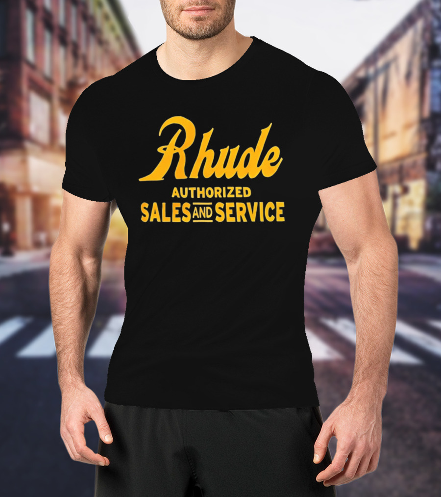 Rhude Authorized Sales And Service T-Shirt