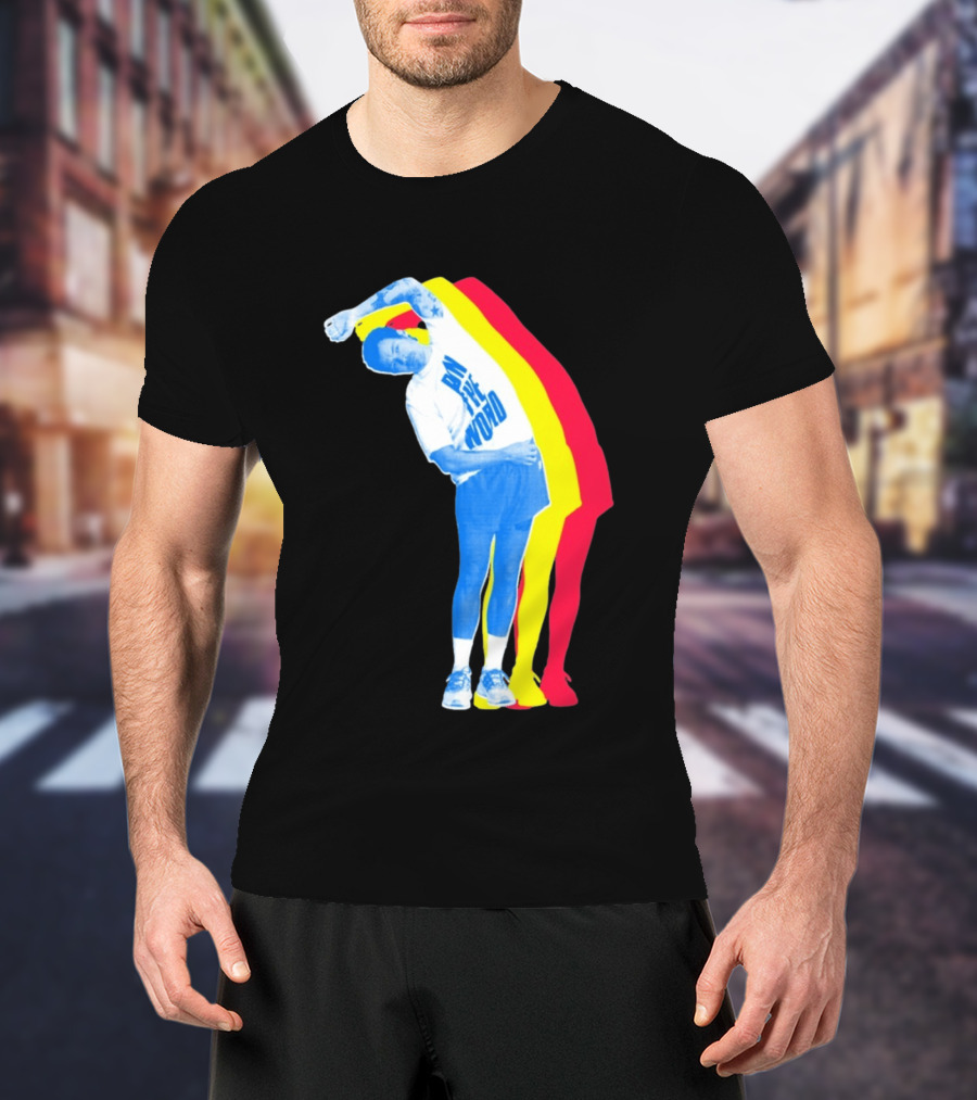 BNLDFWD Stretch Harry Retro Colorful Fitness Vibes T-Shirt