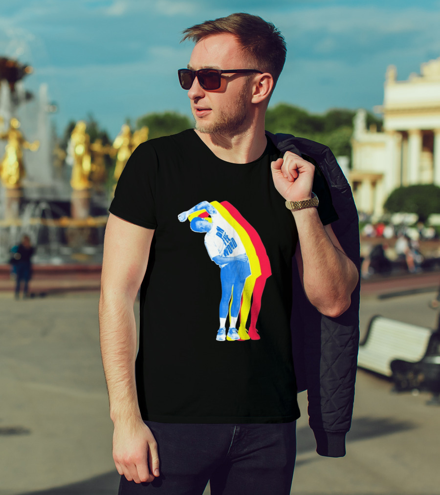 BNLDFWD Stretch Harry Retro Colorful Fitness Vibes T-Shirt