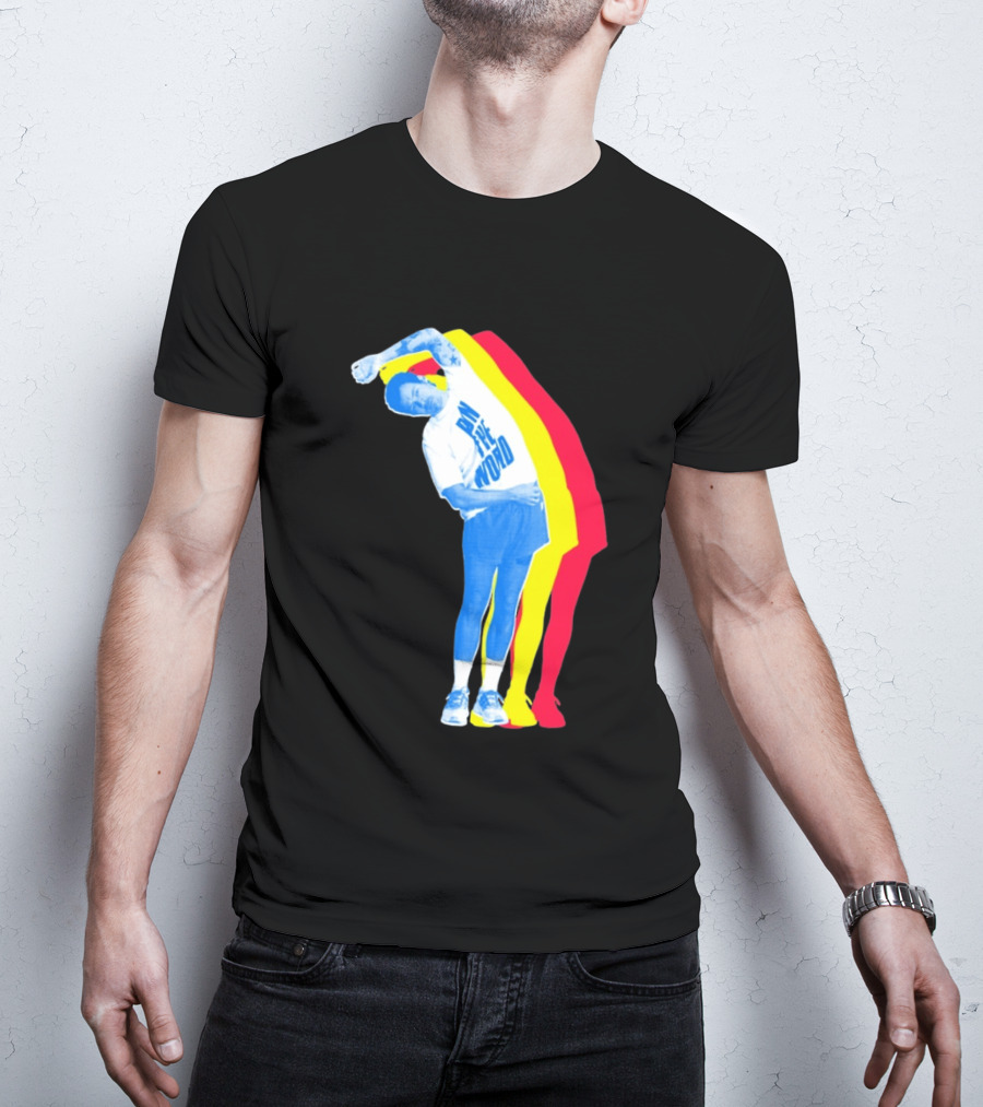 BNLDFWD Stretch Harry Retro Colorful Fitness Vibes T-Shirt