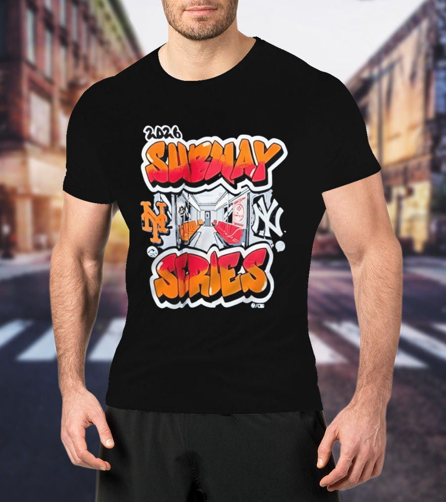 2026 Subway Series New York Yankees Vs Mets Baseball T-Shirt