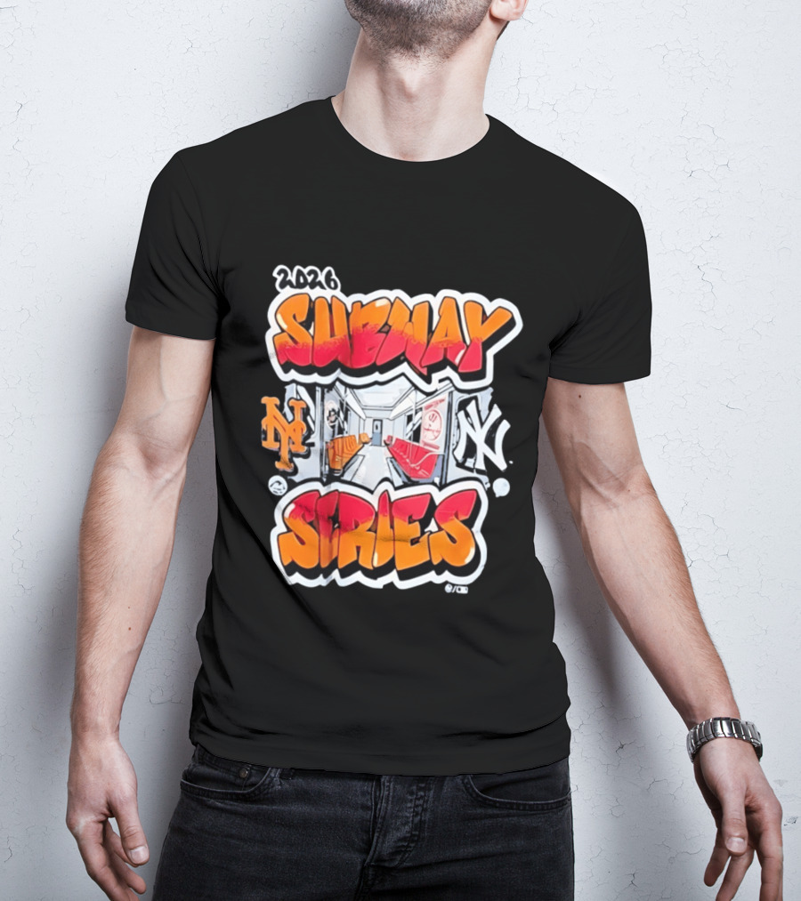 2026 Subway Series New York Yankees Vs Mets Baseball T-Shirt