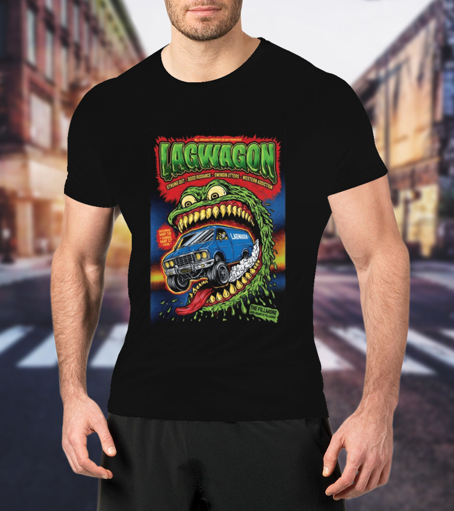 Bill Graham Presents Lagwagon San Francisco The Fillmore May 2026 Van T-Shirt