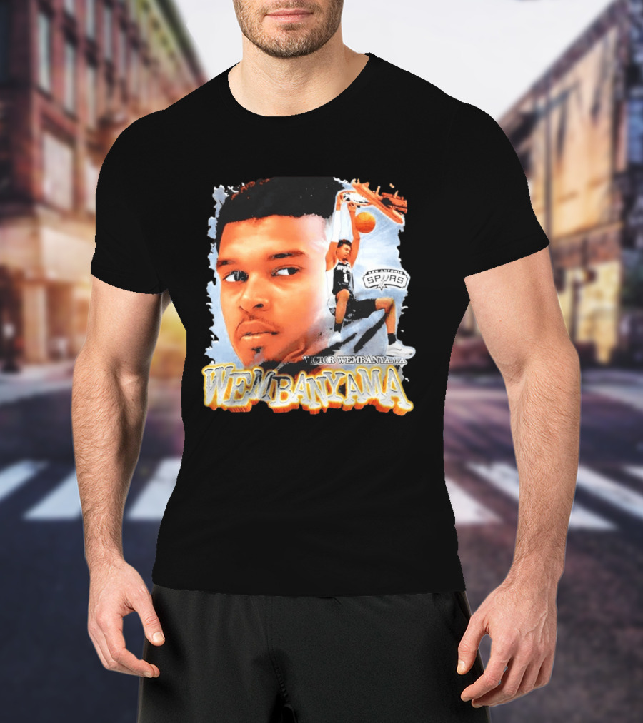 Victor Wembanyama San Antonio Spurs Basketball 2026 T-Shirt