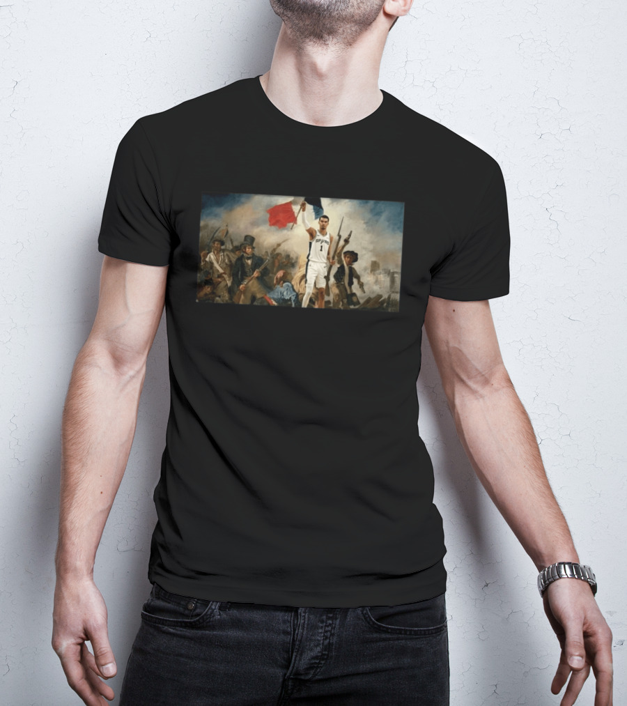 Victor Wembanyama Spurs Liberty Leading The People T-Shirt