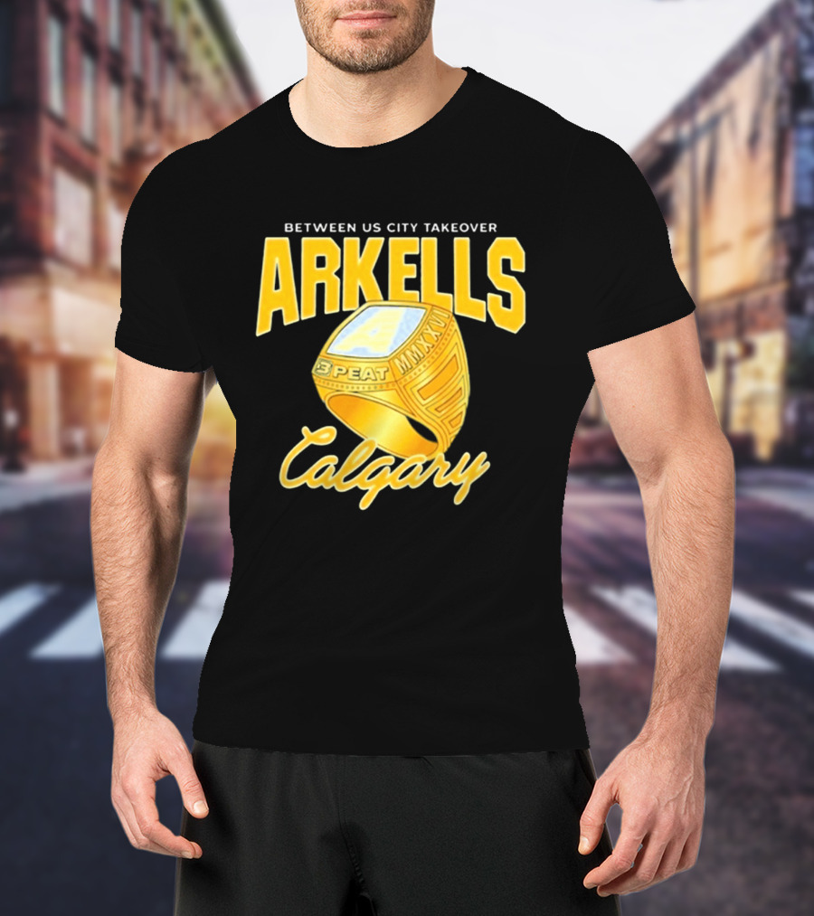Arkells Between Us City Takeover 3 Peat Calgary T-Shirt