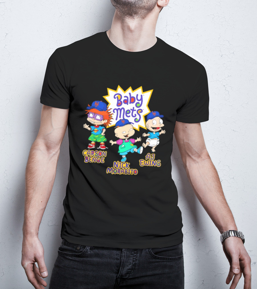 Baby Mets Carson Benge Nick Morabito AJ Ewing Characters T-Shirt