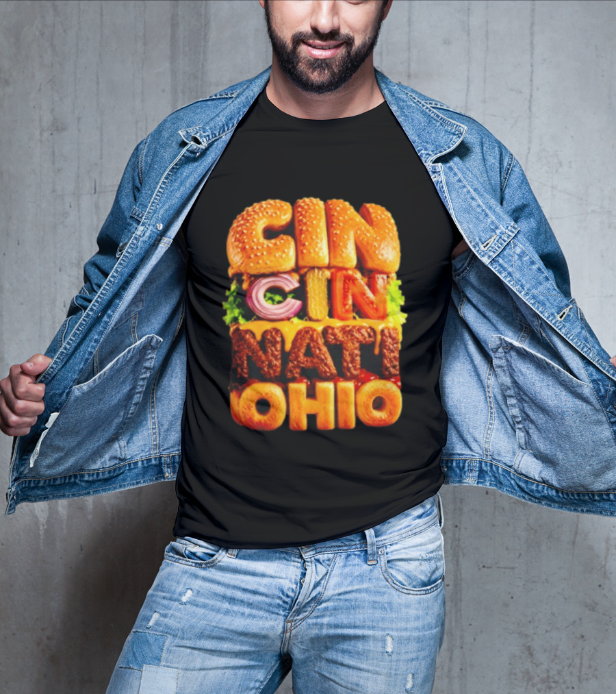 Cincinnati Burger Ohio Food T-Shirt