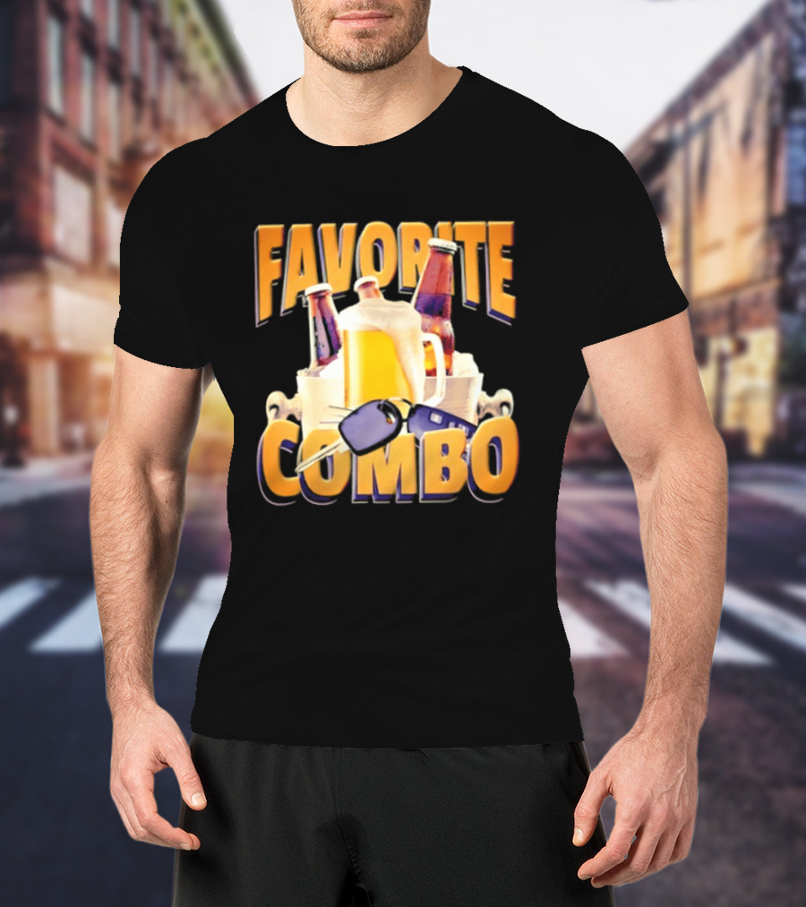 Favorite Combo Beer 90s Bootleg Bottles And T-Shirt