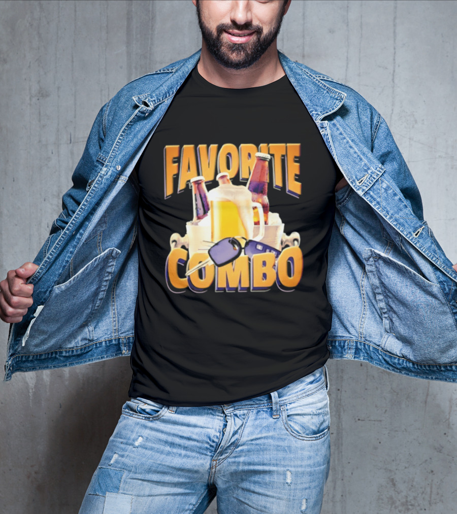 Favorite Combo Beer 90s Bootleg Bottles And T-Shirt
