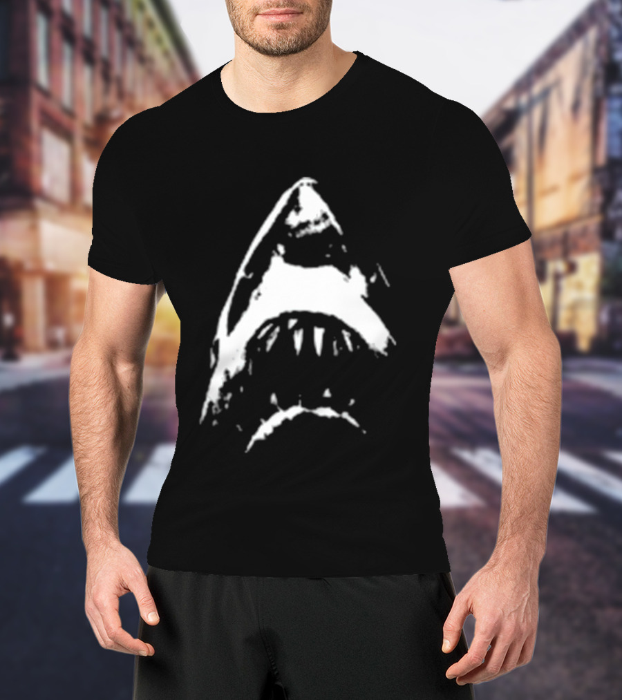 Out Of Time Studio Jaws Terror Promo Shark Teeth T-Shirt