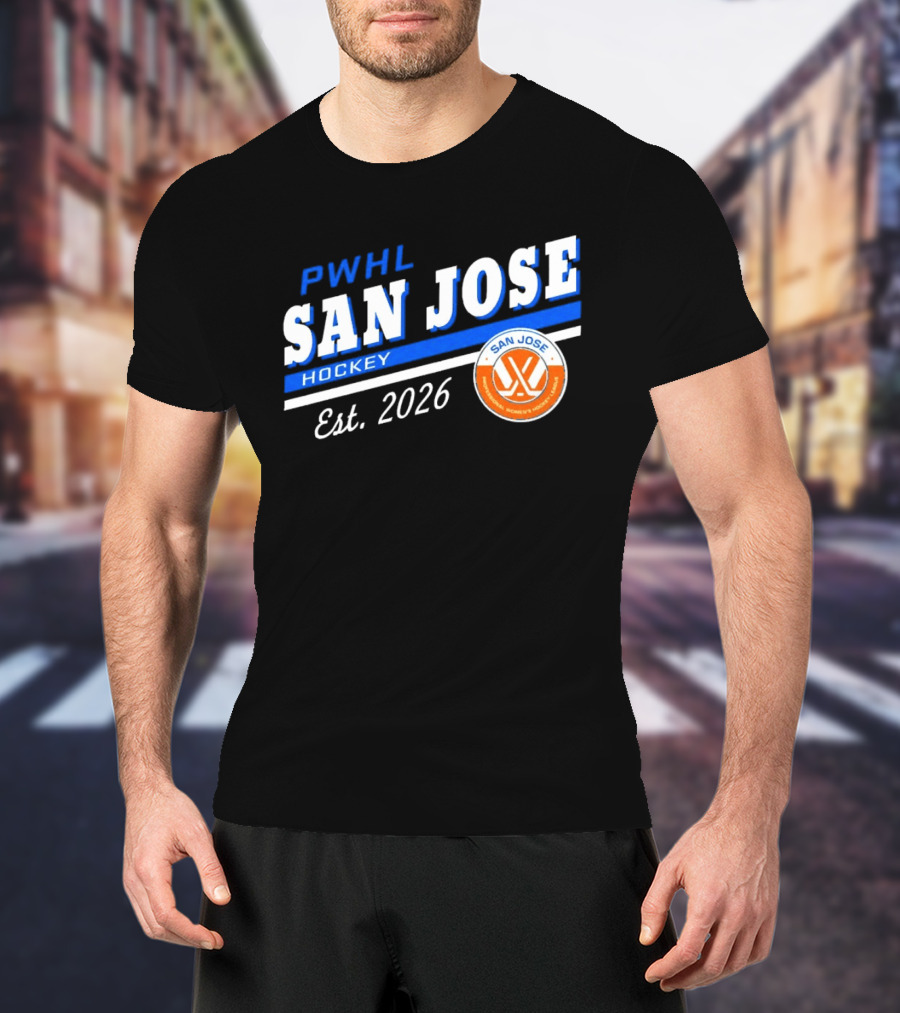 PWHL San Jose Hockey Est 2026 Women's Team T-Shirt