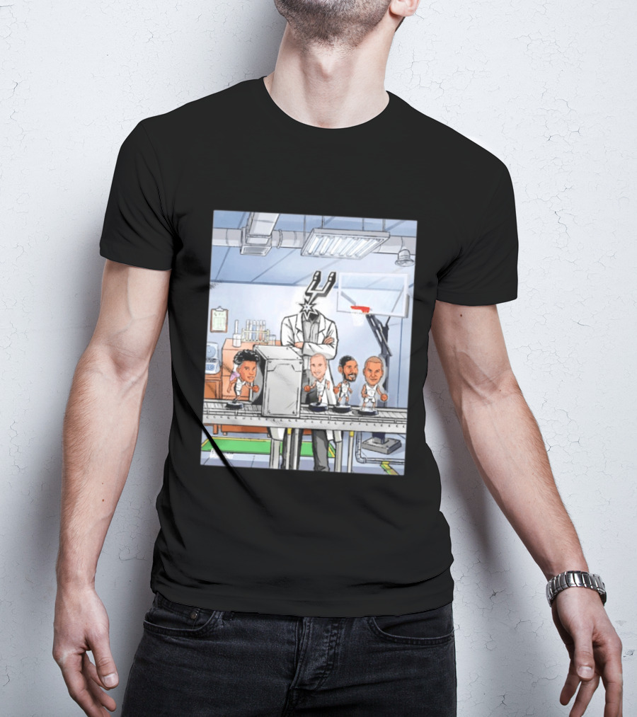 San Antonio Spurs Factory Laboratory Producing Star Players T-Shirt