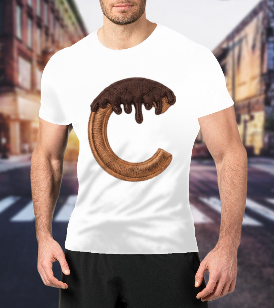 2026 Cubs Chocolate Dipped C Embroidery T-Shirt